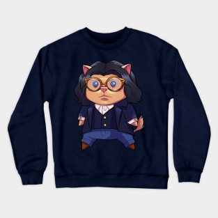 Fran Lebowitz PopCat Crewneck Sweatshirt